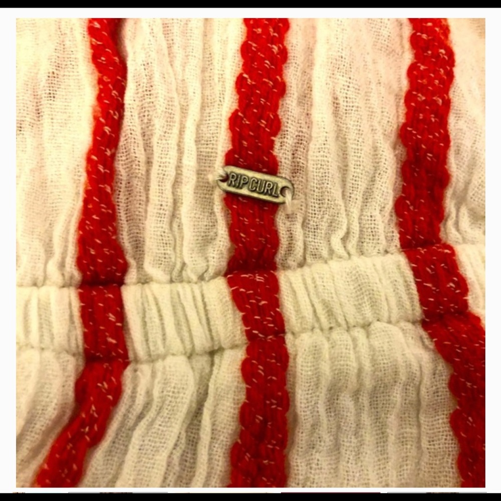 Rip Curl Red And White Shoreside Romper - M - image 3